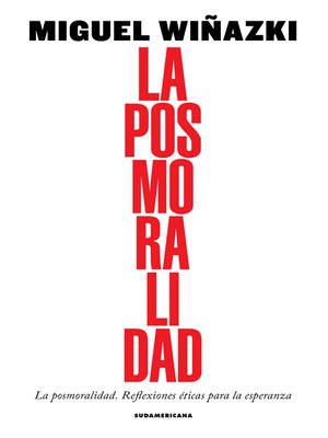 cover image of La posmoralidad